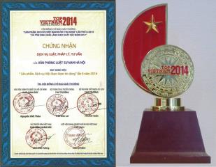 HSLAWS Sản phẩm, dịch vụ Việt Nam được tin dùng năm 2014