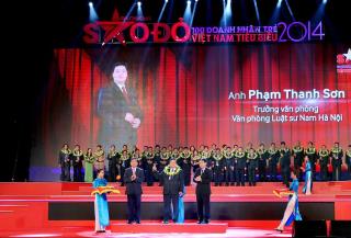 Giải thưởng Sao Đỏ 2014 - Luật sư Phạm Thanh Sơn