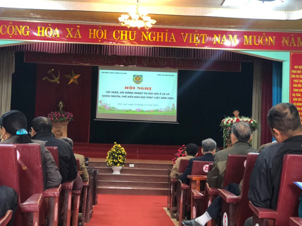 Hội nghị tập huấn cán bộ Hòa giải ở cơ sở tại huyện Quốc Oai